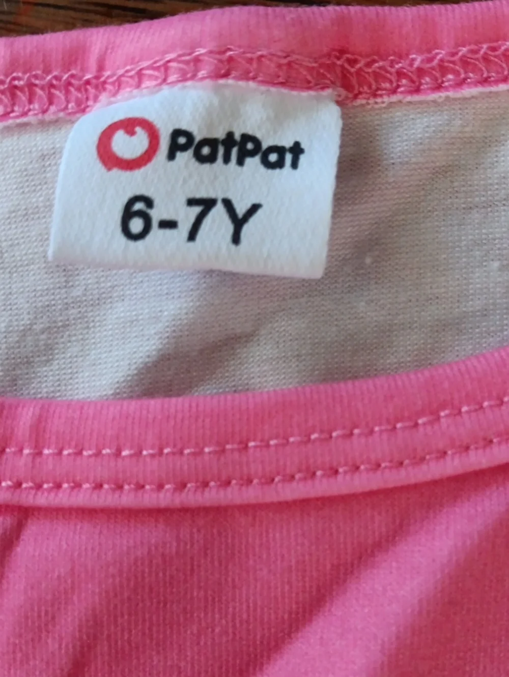 Pat Pat Girls Pink Sleeveless Dress With A Bunny And Butterflies